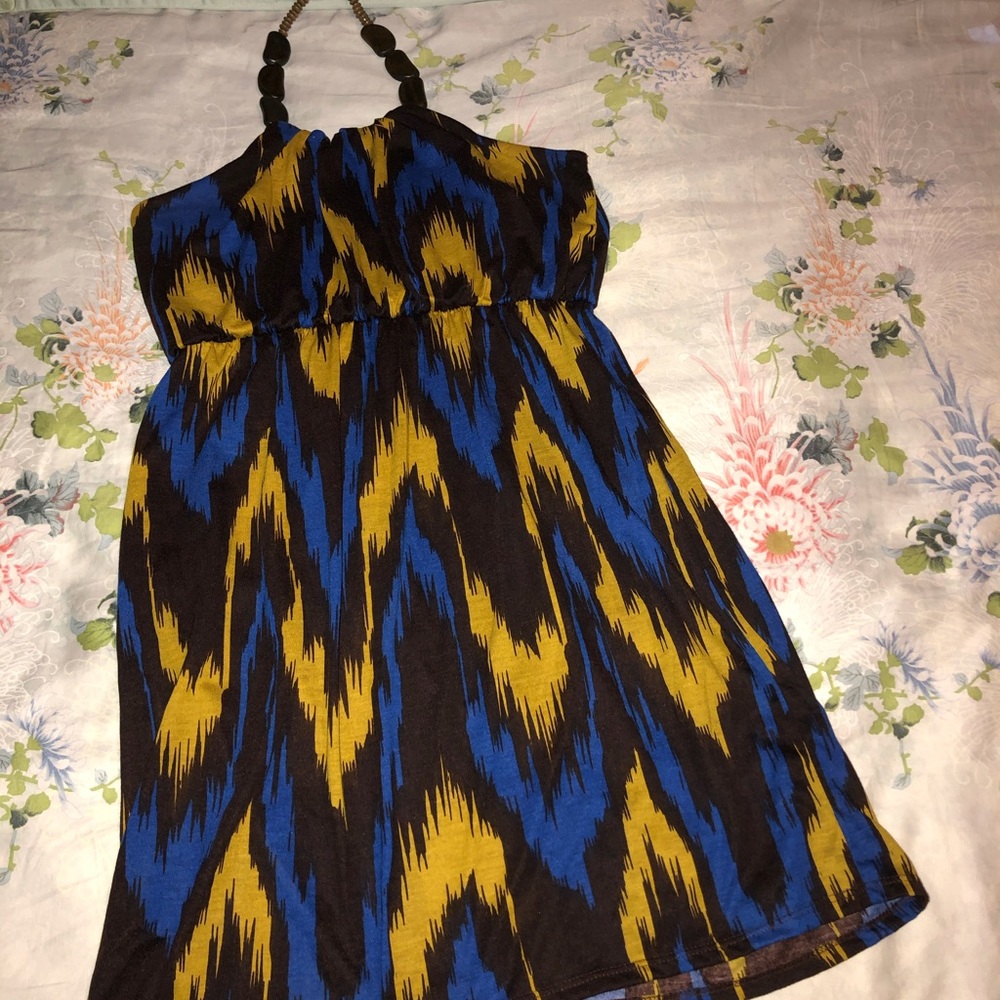 🤑 Dots halter dress sz L